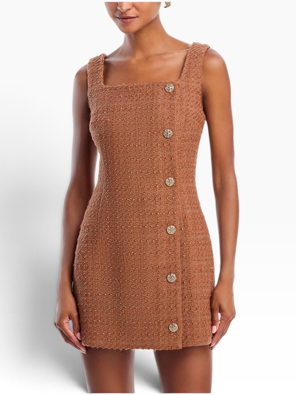 FRENCH CONNECTION Structured Tweed Mini Dress in Size 4